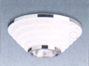 Светильник потолочный арматура металлик плафон опалового стекла IP40 под лампу 2хА60 60W