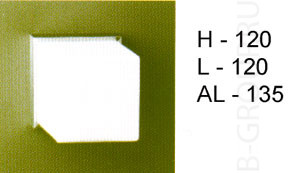 Светильник настенно потолочный цвет арматуры хром цвет стекла опаловый под лампу 1xE14 40W IP44