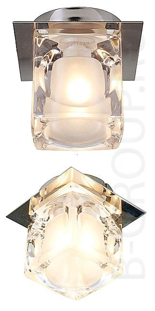 Потолочный накладной светильник под лампу 1хG9 230V max 40 Watt. Арматура - хром В нашем интернет-магазине возможно купить светильники дешево.