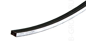 Токовая шина цвет матовое серебро L 1340мм R 400 мм