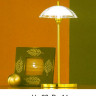 Настольная лампа цвет арматуры латунь под лампу 1хG4 20W