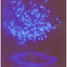 Настольные лампы, Вишневое Дерево свечение-синее, арматуры-железо, под лампу 24хLed 12W