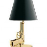 Настольная лампа "Пистолет". Эксклюзивная настольная лампа для кабинета под лампу 1хЕ27 75W max. Арматура - позолота 18К или хром