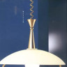 Потолочный светильник с регулированием высоты арматура золото матовое золото под лампу 1хЕ27 100W