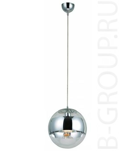 Подвесные светильники шары купить под лампу 1хЕ27 230V max 60 Watt. Хром,стекло - прозрачное. Длина подвеса - 160см,D - 25 или 30см.