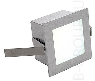Квадратный встраиваемый светильник FRAME BASIC LED, 4000K LED, серебристый