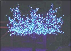 Светильник напольный Вишневое Дерево свечение-синее, цвет арматуры-железо, под лампу 1728хLed