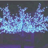 Светильник напольный Вишневое Дерево свечение-синее, цвет арматуры-железо, под лампу 1728хLed