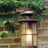 Уличный подвесной светильник цвет арматуры патина стекло Antika под лампу 1xE27 60W. H - 395, D - 200.