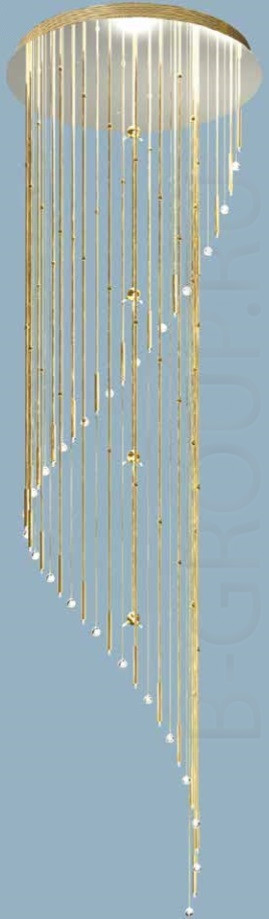 Светильник для лестницы Orion 220-SA DLU 2345/120/24/4,4 gold  