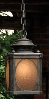 Подвесной уличный светильник цвет арматуры натуральное железо под лампу 1xE27 75W. Размеры: 490х255.