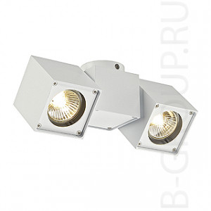 Накладные потолочные светильники ALTRA DICE SPOT 2 светильник накладной для 2-x ламп GU10 по 50Вт макс., белый