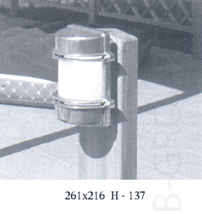 Светильник уличный цвет арматуры латунь плафон матового стекла под лампу 1х А60 60W IP65