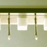 Светильник потолочный цвет арматуры никель матовый плафоны белые под лампу 4x10W 3х20W