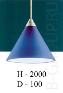 Прожектор PALINO арматура цвет матовый хром стекло синие GY6 35 max 50W