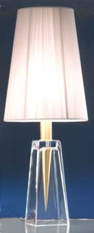 Настольная лампа цвет арматуры латунь матовая стекло под лампу 1хЕ27 100W