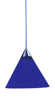 Прожектор PALINO арматура цвет хром стекло синие GY6 35 max 50W