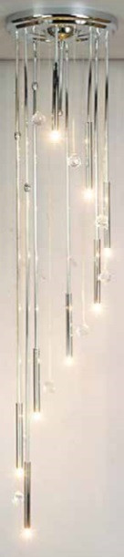 Подвесной светильник для лестницы Orion 220-DLU 2336/8/30 chrome