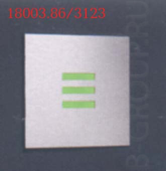 Бра со светодиодами арматура стального цвета зеленый под лампу 1xLED 12V DC