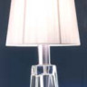 Настольная лампа цвет арматуры никель матовый стекло под лампу 1хЕ27 100W