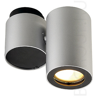 Накладные светильники ENOLA_B SPOT 1 светильник накладной для лампы GU10 50Вт макс., серебристый/ черный