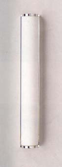 Светильник настенный арматура белая плафон матового опалового стекла брызгозащита под лампу 1хTC L 36W IP44
