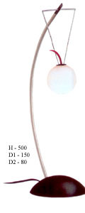 Настольная лампа OKI DOKI цвет арматуры черный под лампу 1хGY 6 3 50W