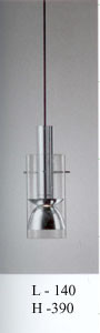 Светильник подвесной цвет арматуры алюминий цвет стекла прозрачный под лампу 1xE27 QT32 150W
