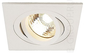 Квадратные встраиваемые светильники NEW TRIA MR16 SQUARE PLT, текстурный белый