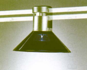 Светильник для крепления на токовую шину стекло белое под лампу 1xQR CBC35 35W