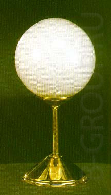 Светильник настольный цвет арматруы бук плафон алебастр белый под лампу 1хЕ27 60W