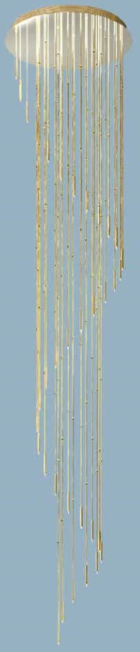 Люстра для лестниц Orion 220-DLU 2344/120/36/6,4m gold