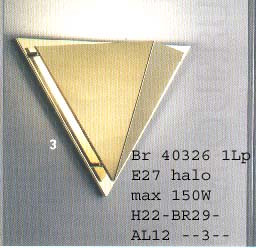 Бра арматура латунь полированная под лампу QT32 E27 max 150W