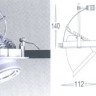 Светильник встроенный цвет арматуры хром под лампу 1хGU5 3 50W