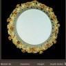 Зеркало с подсветкой для зала, Материалы: Хрусталь Swarovski, позолота 24 карата