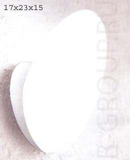 Бра OLIVETTA P1 цвет плафона белый под лампу 1xE27 60W