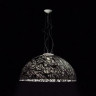 Светильник подвесной под галогенную лампу 1х300W. Цвет плафона - коричневый или белый. Цвет арматуры - белый лакированный металл