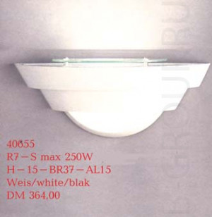 Бра арматура белая под лампу QT DE 250 W R7s