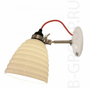 Бра Hector Bibendum Wall Light, White with Red Cable