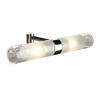 Настенные светильники MIBO CURVE светильник IP21 для зеркала (толщ. до 6.5мм) для 2x ламп G9 по 25Вт макс., хром/ част.мат