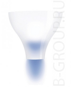 Светильник настенныйпод лампу 1хR7s 160W, плафон - бело-голубой. Размеры: высота - 250мм, ширина - 290мм, отступ от стены - 150мм