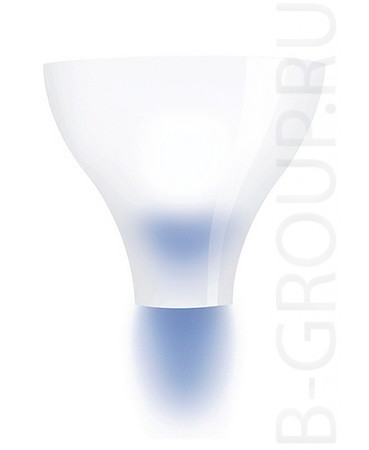Светильник настенныйпод лампу 1хR7s 160W, плафон - бело-голубой. Размеры: высота - 250мм, ширина - 290мм, отступ от стены - 150мм