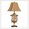 Настольная лампа с абажуром для гостиной высота светильника 84 см, ширина верхней части абажура 21 см, ширина нижней части абажура 42 см, используется лампа 1 x E27150W