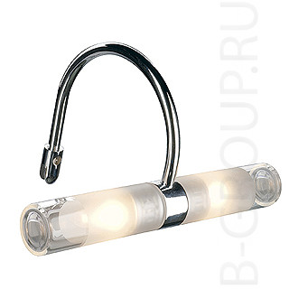 Светильники настенные MIBO STRAIGHT светильник IP21 для зеркала (толщ. до 6.5мм) для 2x ламп G9 по 25Вт макс., хром / част