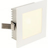 Белый квадратный встраиваемый светильник FLAT FRAME, BASIC