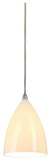 Подвесной светильникSLVbyMARBEL, цвет арматуры белая керамика, хром, матовое стекло, под лампу Е14,макс 60W