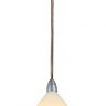 Подвесной светильникSLVbyMARBEL, цвет арматуры белая керамика, хром, матовое стекло, под лампу Е14,макс 60W