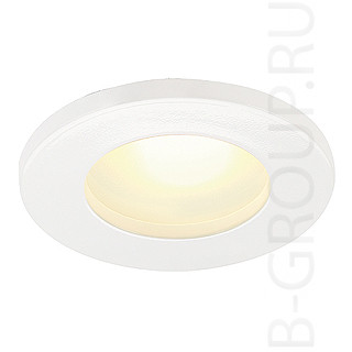 Светильник встраиваемый потолочныйFGL OUT ROUND GU10 светильник встраиваемый IP65 для лампы GU10 35Вт макс., белый / стекло матовое