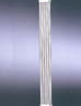 Торшер цвет арматуры никель матовый хром стекло белое матовое под лампу 1хЕ27 100W