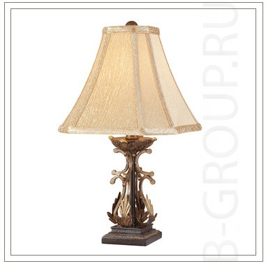 Настольная лампа в спальню высота светильника 46 см, ширина верхней части абажура 11 см, ширина нижней части абажура 26 см, используется лампа 1 x E2740W